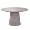 STF-2903_5 Ronde eettafel Solana Taupe Mangohout 130 cm - Image 6
