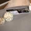 STF-2905_3 Ovale eettafel Solana Taupe Mangohout 210 cm - Image 4