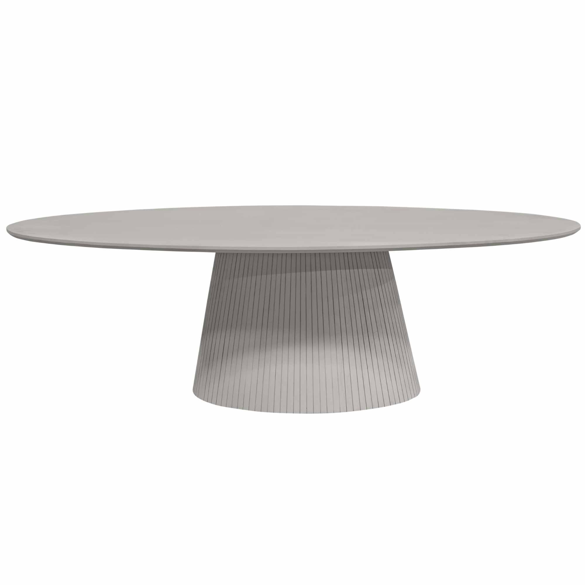 Ovale eettafel Solana Taupe Mangohout 210 cm - Image 9