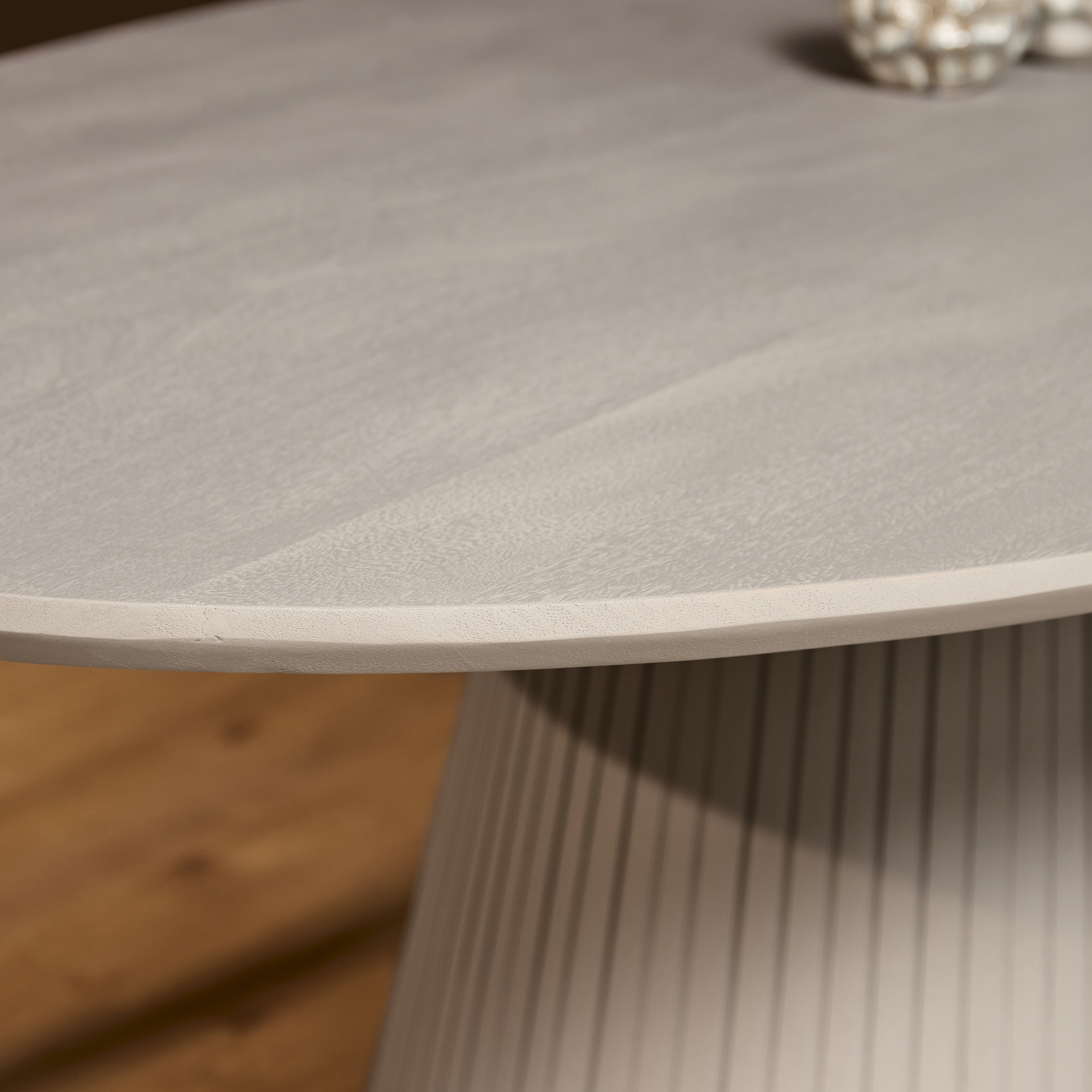 Ovale eettafel Solana Taupe Mangohout 240 cm - Image 2