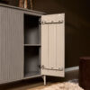 STF-2907_2 Kabinet kast Solana Taupe Mangohout 115 cm - Image 3