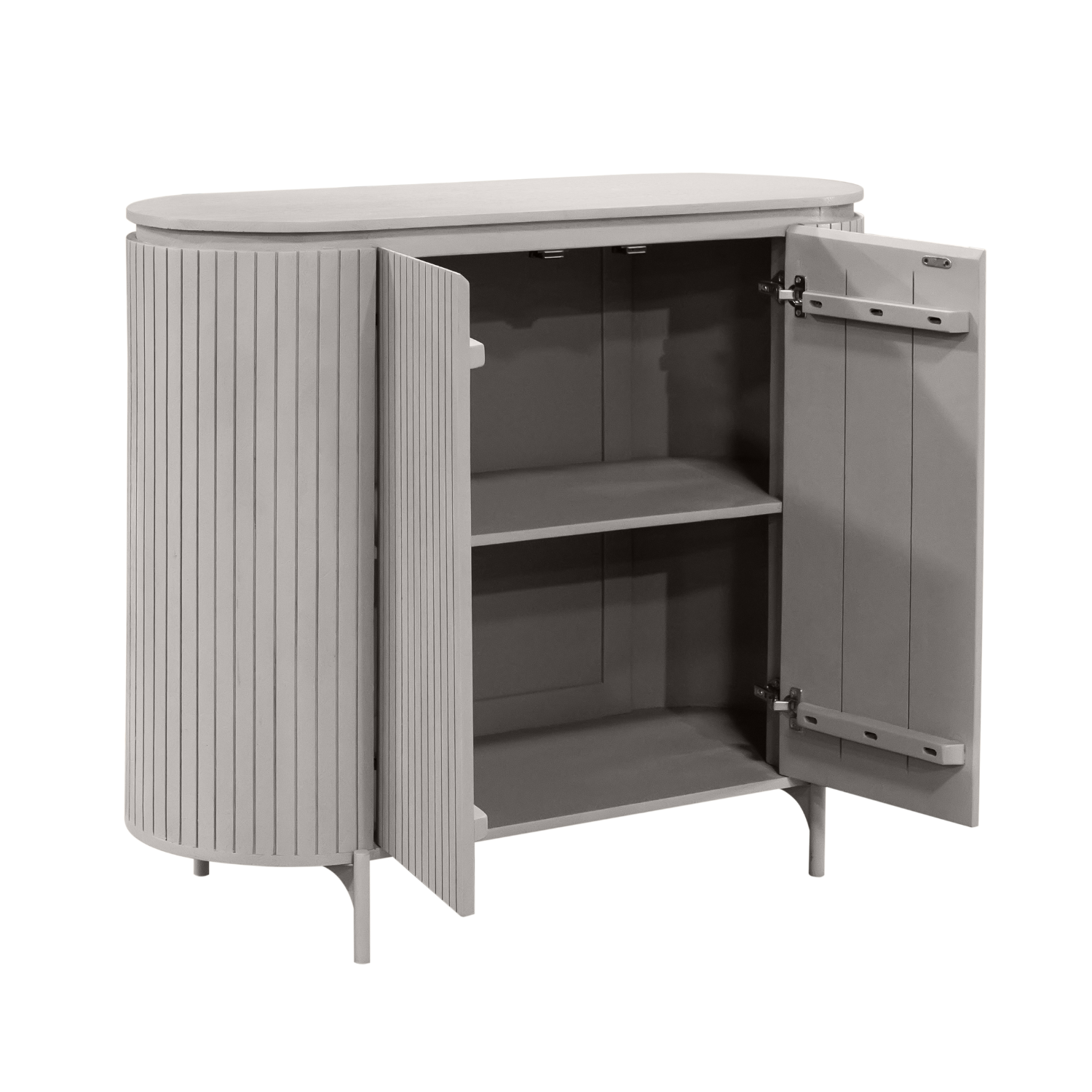 STF-2907_5 Kabinet kast Solana Taupe Mangohout 115 cm - Image 6