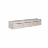 STF-1622_7 Zwevend tv meubel Ambiance Taupe Mangohout 160 cm - Image 8