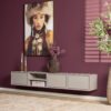 STF-1623_1 Zwevend tv meubel Ambiance Taupe Mangohout 200 cm - Image 2