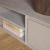STF-1623_2 Zwevend tv meubel Ambiance Taupe Mangohout 200 cm - Image 3