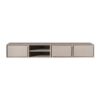 STF-1623_9 Zwevend tv meubel Ambiance Taupe Mangohout 200 cm - Image 10