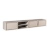 STF-1623_10 Zwevend tv meubel Ambiance Taupe Mangohout 200 cm - Image 11