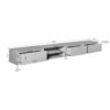 STF-1624_7 Zwevend tv meubel Ambiance Taupe Mangohout 240 cm - Image 8