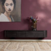 Tv meubel Excellent Zwart Mangohout 200 cm - Image 1