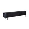 STF-1709_7 Tv meubel Excellent Zwart Mangohout 240 cm - Image 8
