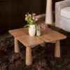 Salontafel Vona Naturel Mangohout 80 cm - Image 1