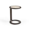 STF-9633_8 Bijzettafel Vinn Bruin Travertin 45 cm - Image 9