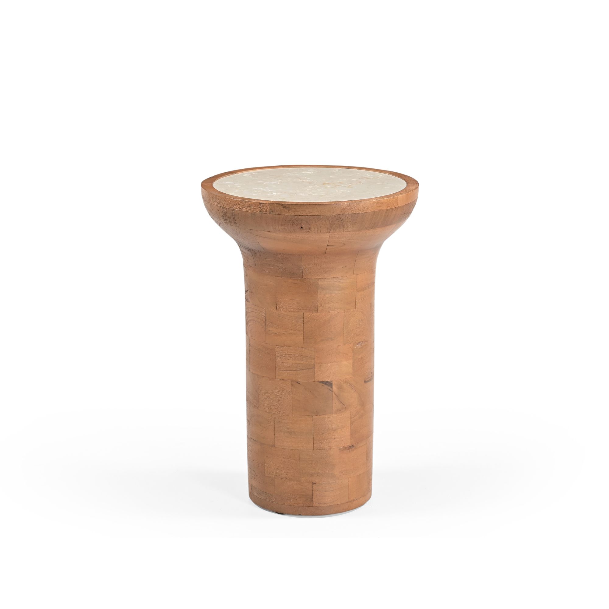 Bijzettafel Zoë Naturel Travertin 33 cm - Image 3