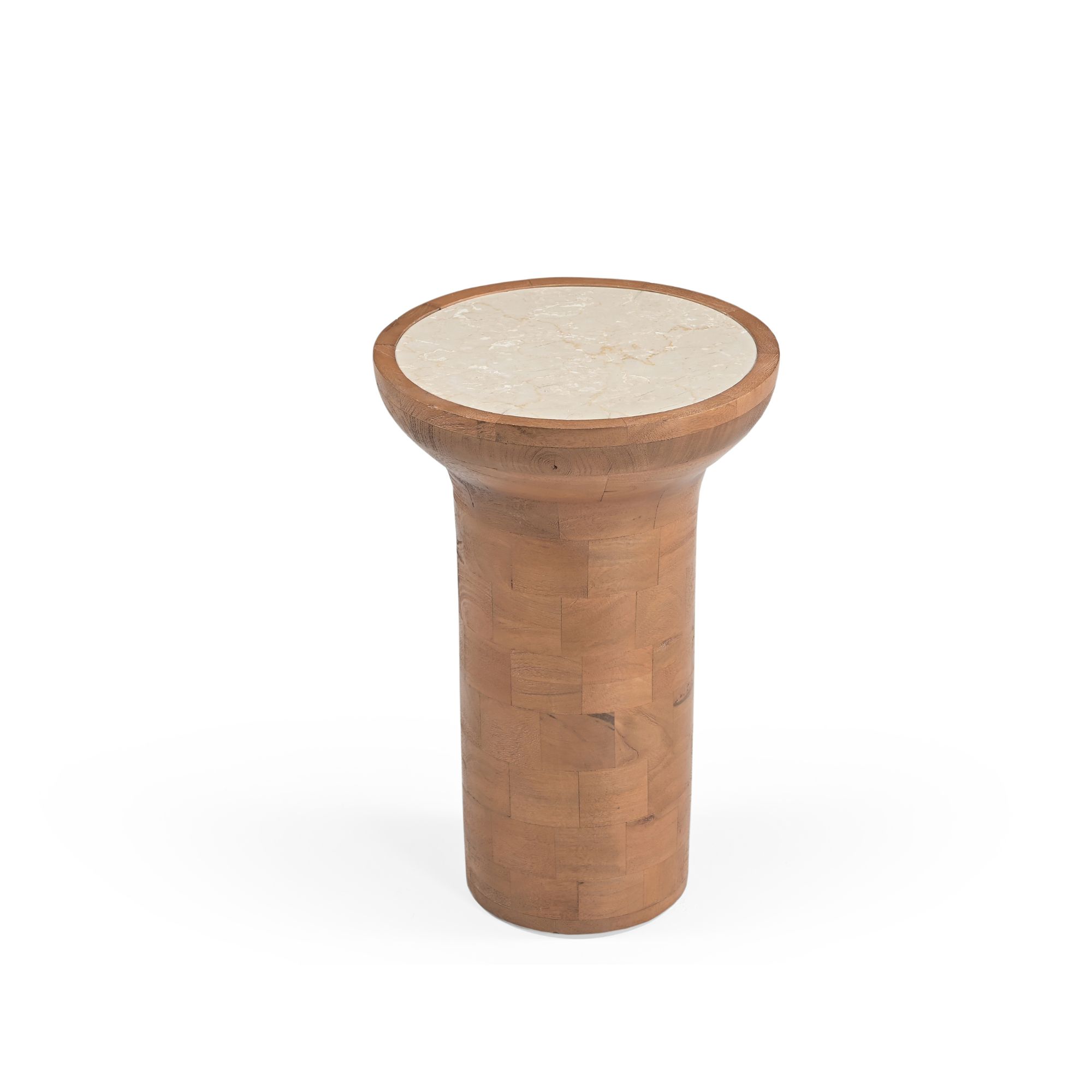 Bijzettafel Zoë Naturel Travertin 33 cm - Image 4
