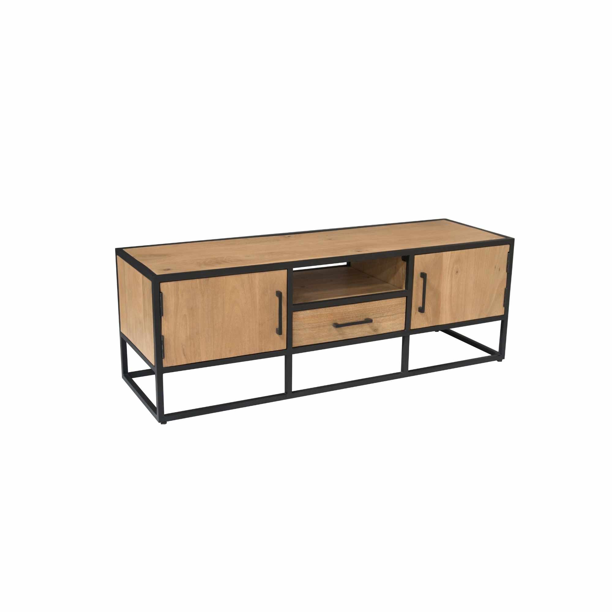 Tv meubel Dakota Naturel Mangohout 145 cm - Image 6