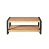 STF-4607_1 Salontafel Britt met onderblad Naturel Mangohout 110 cm - Image 2