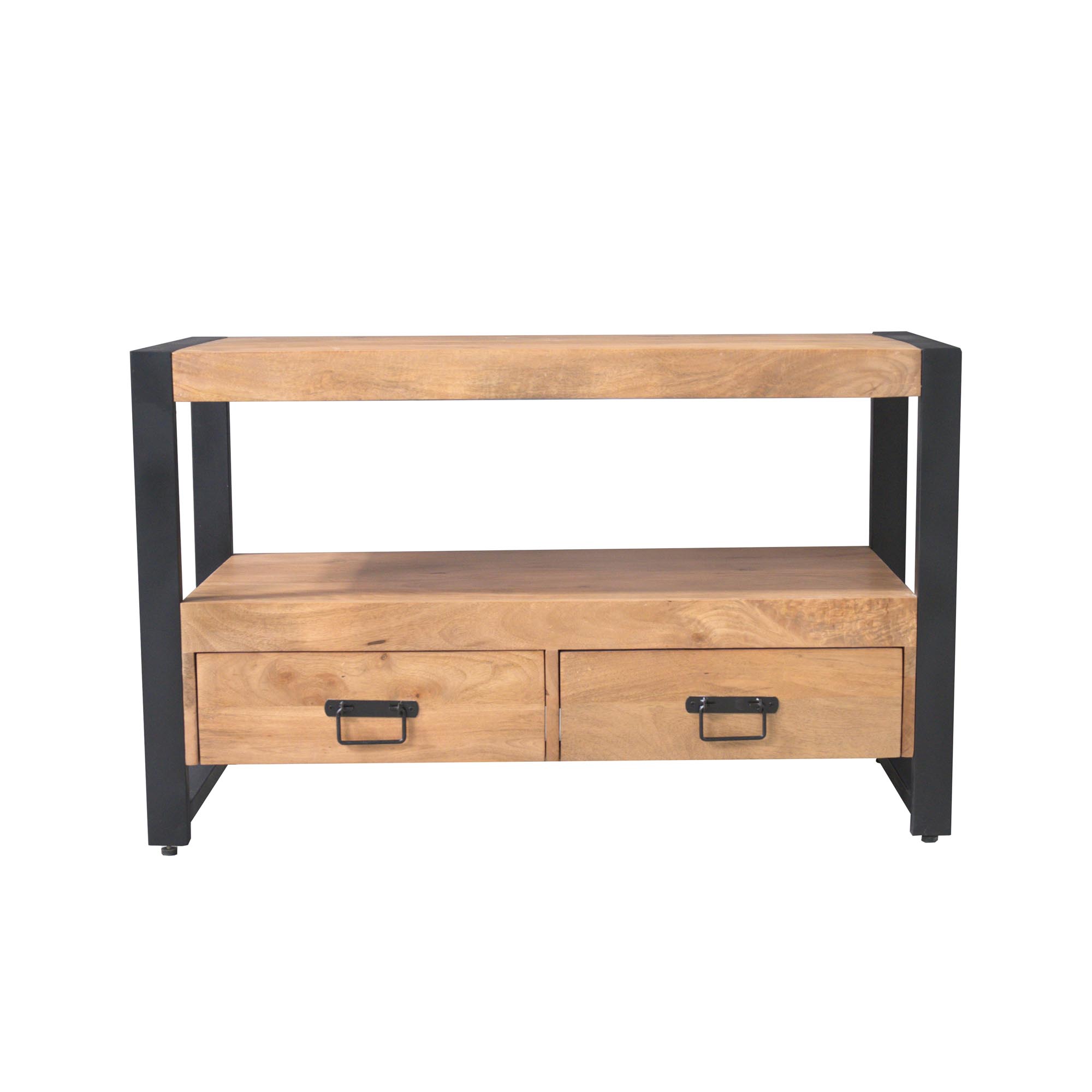 STF-4608_1 Tv meubel Britt Naturel Mangohout 100 cm - Image 2
