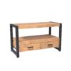 STF-4608_2 Tv meubel Britt Naturel Mangohout 100 cm - Image 3
