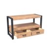 STF-4609_3 Tv meubel Britt Naturel Mangohout 120 cm - Image 4