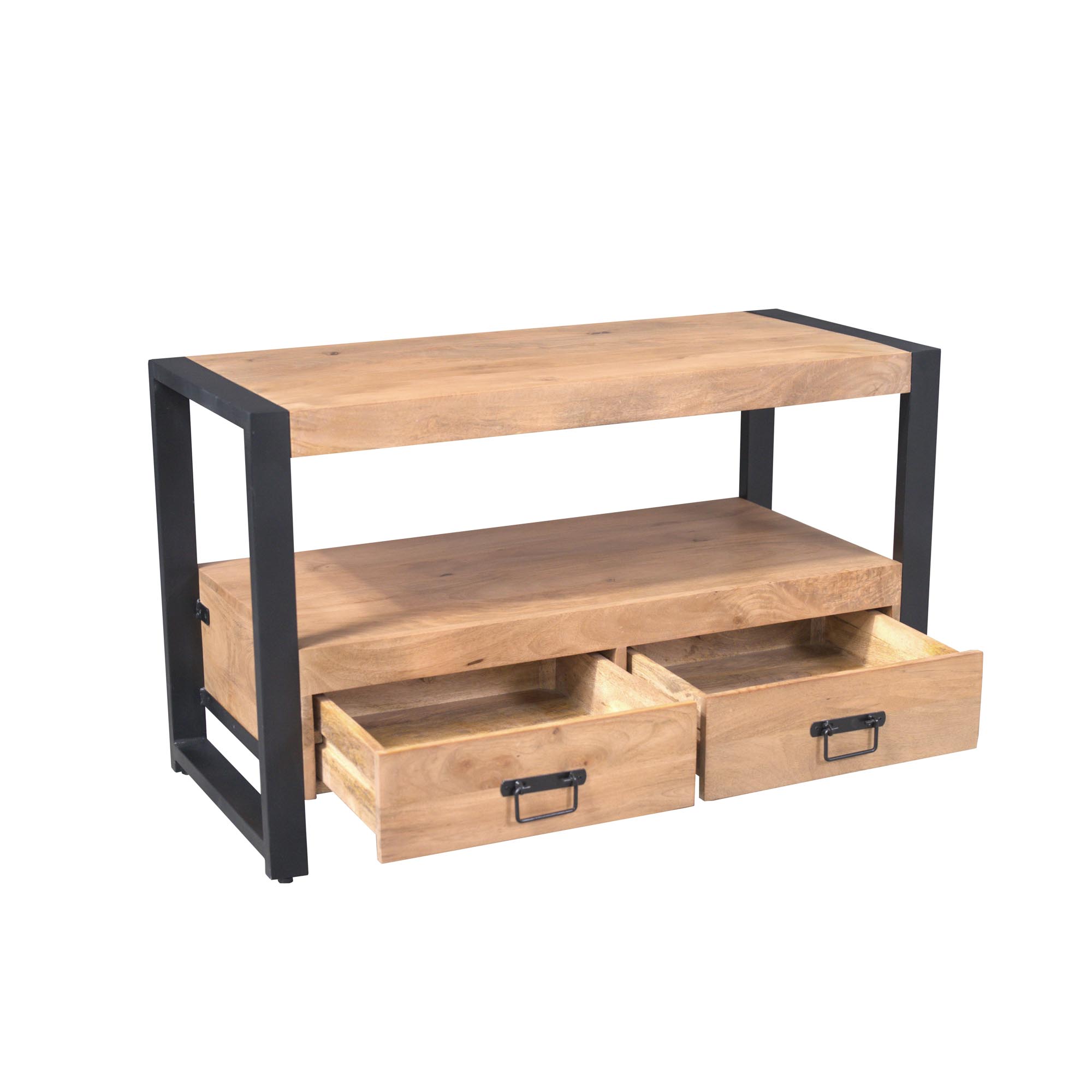 Tv meubel Britt Naturel Mangohout 120 cm - Image 4