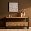 Tv meubel Britt Naturel Mangohout 150 cm - Image 1