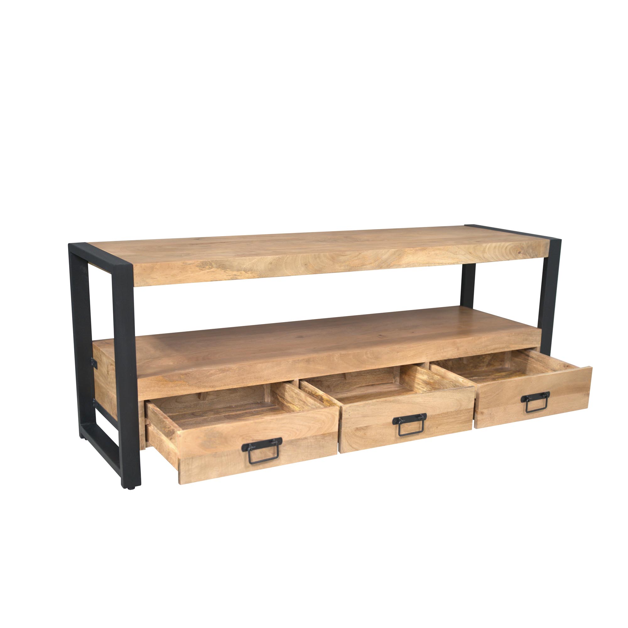 Tv meubel Britt Naturel Mangohout 150 cm - Image 4