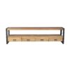 STF-4611_1 Tv meubel Britt Naturel Mangohout 180 cm - Image 2