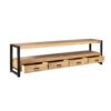 STF-4611_3 Tv meubel Britt Naturel Mangohout 180 cm - Image 4
