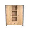 STF-4631_1 Boekenkast Britt Naturel Mangohout 150 cm - Image 2