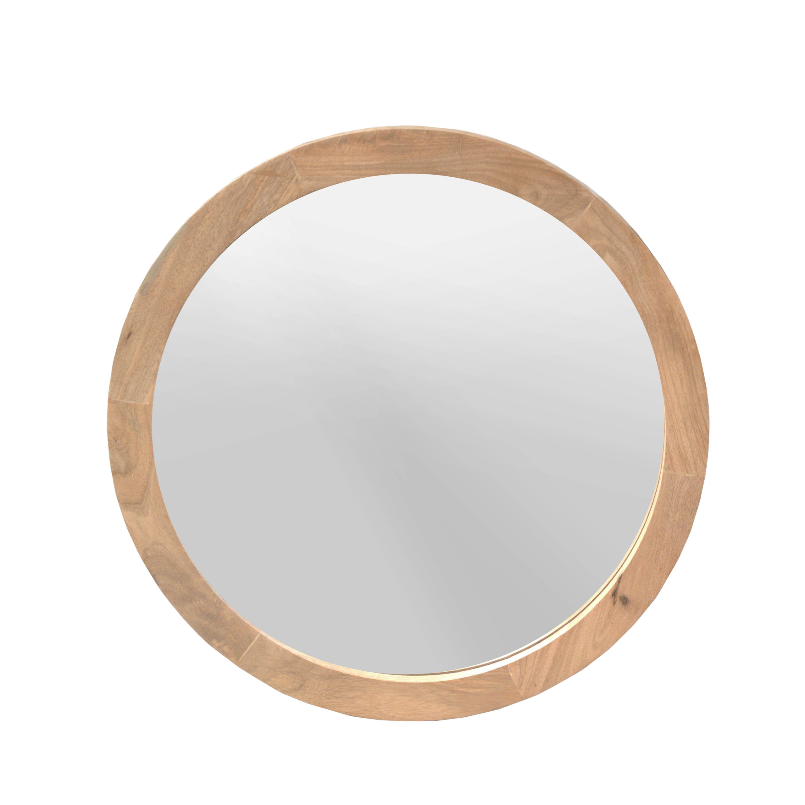 Ronde spiegel Dide Naturel Mangohout 80 cm - Image 2