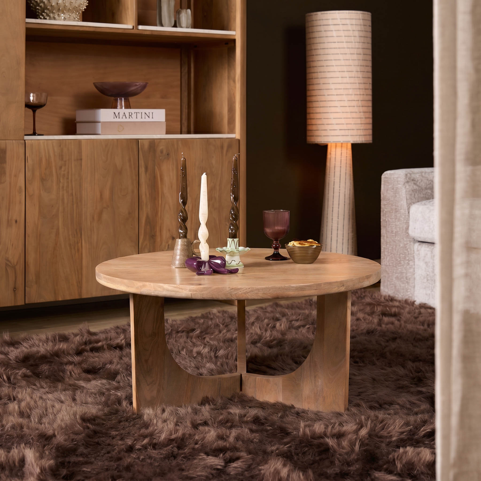 STF-9083_0 Salontafel Guus Naturel Mangohout 80 cm - Image 1