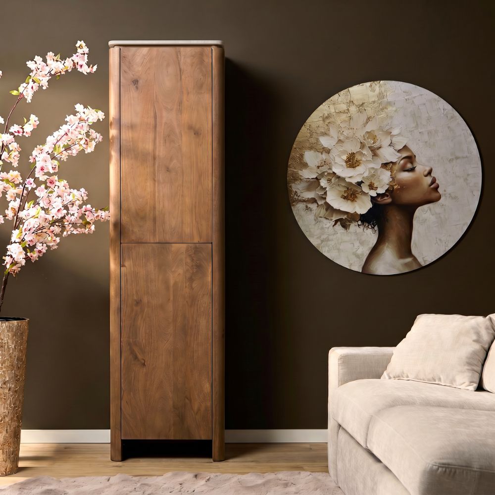 Kabinetkast Dallas Naturel Mangohout 55 cm - Image 2
