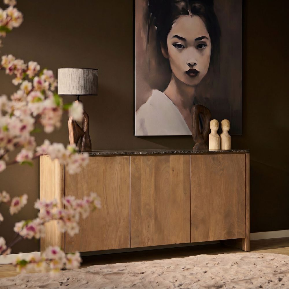 Dressoir Dallas Naturel Mangohout 165 cm - Image 2