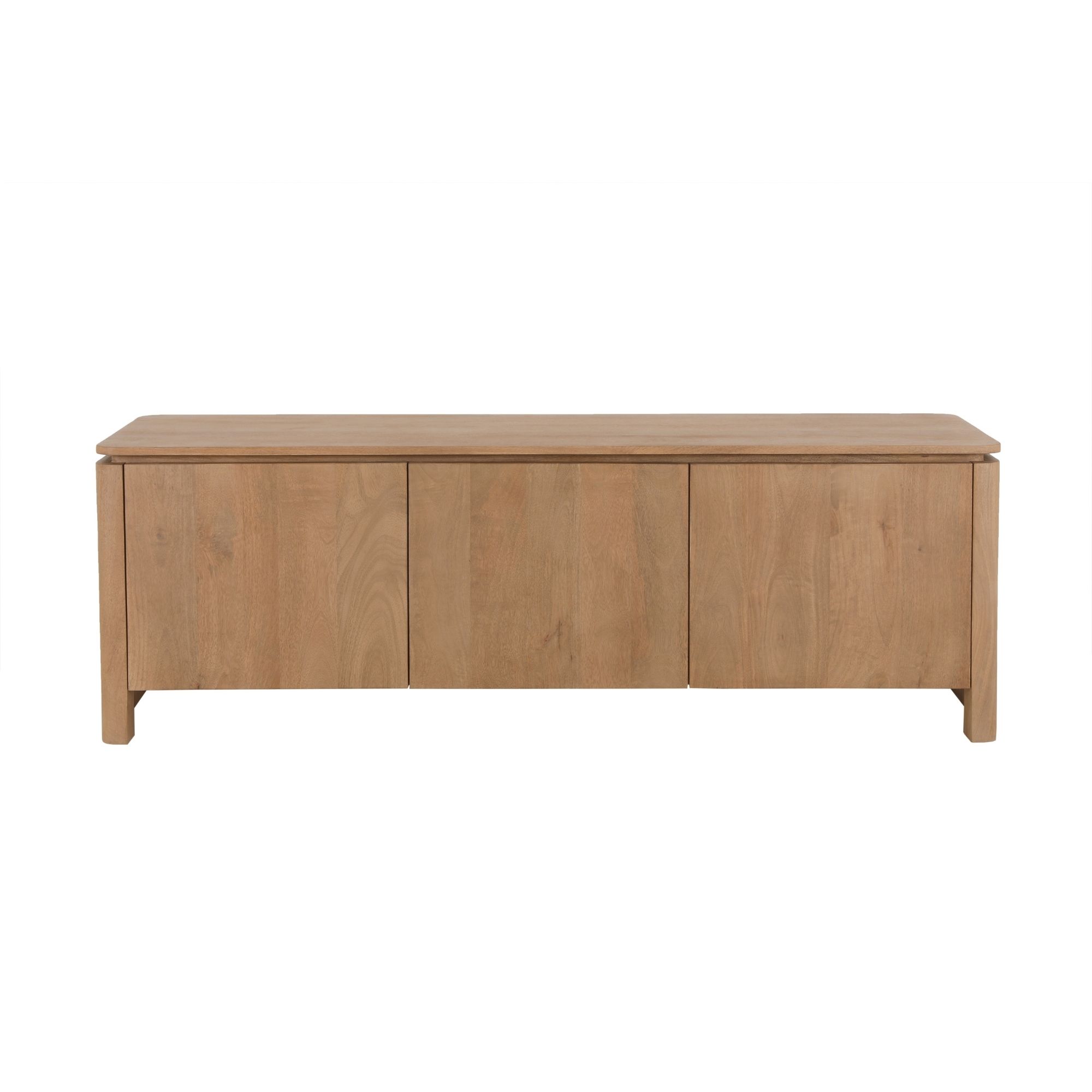 STF-3708_3 Tv meubel Dallas Naturel Mangohout 165 cm - Image 4
