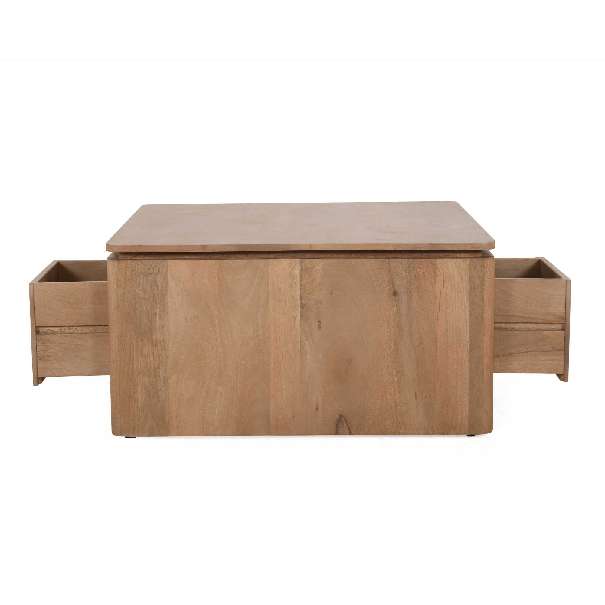 STF-3710_8 Vierkante Salontafel Dallas Naturel Mangohout 80 cm - Image 9