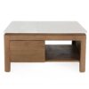 STF-3710_9 Vierkante Salontafel Dallas Naturel Mangohout 80 cm - Image 10
