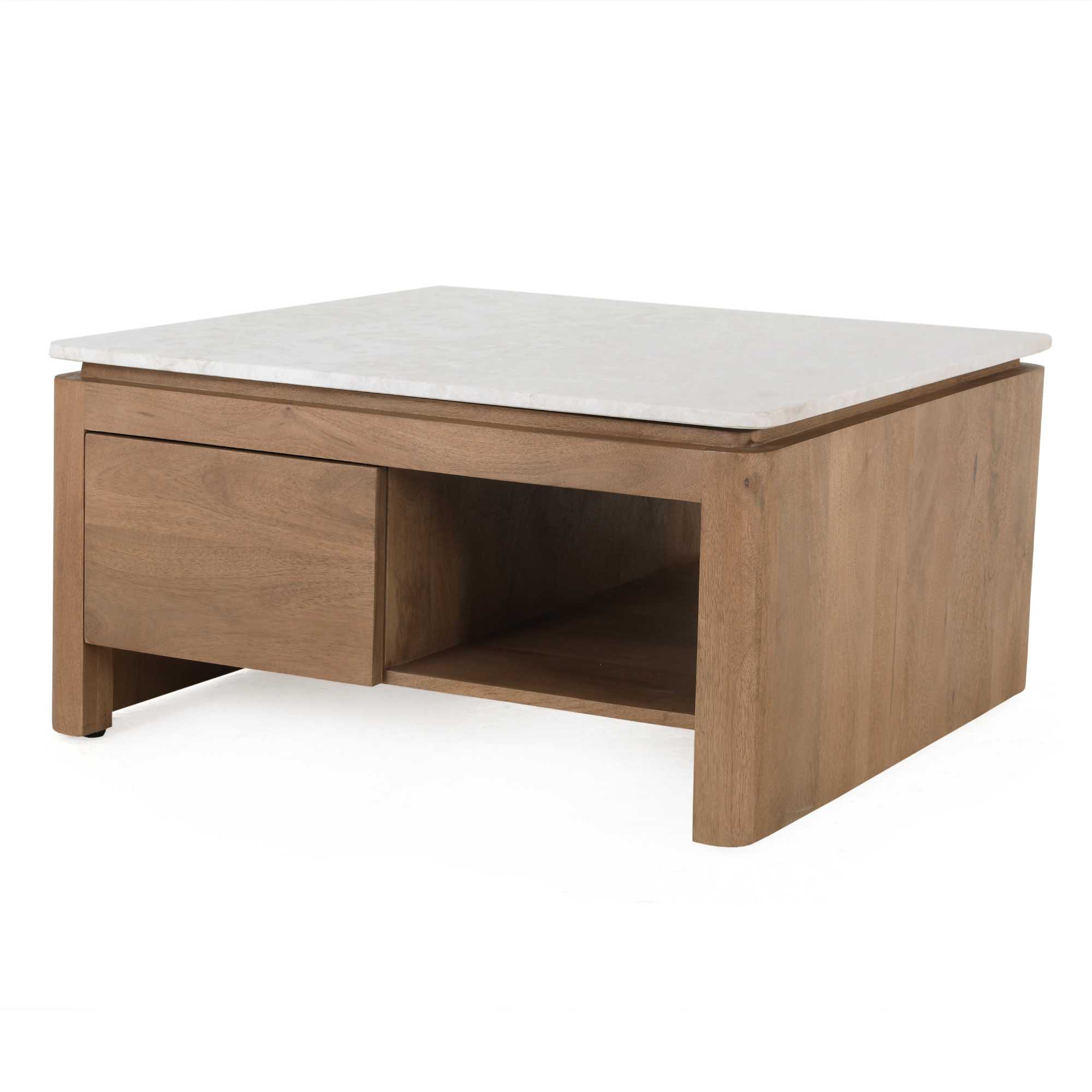 STF-3710_19 Vierkante Salontafel Dallas Naturel Mangohout 80 cm - Image 20