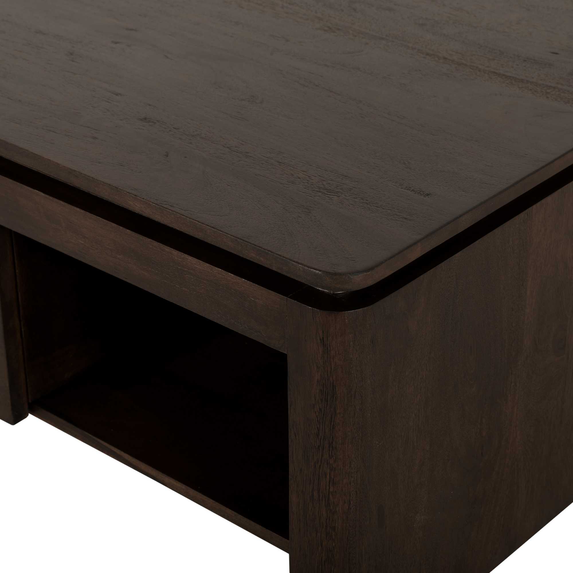 Vierkante Salontafel Dallas Bruin Mangohout 80 cm - Image 9