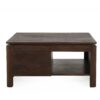 STF-4310_3 Vierkante Salontafel Dallas Bruin Mangohout 80 cm - Image 4