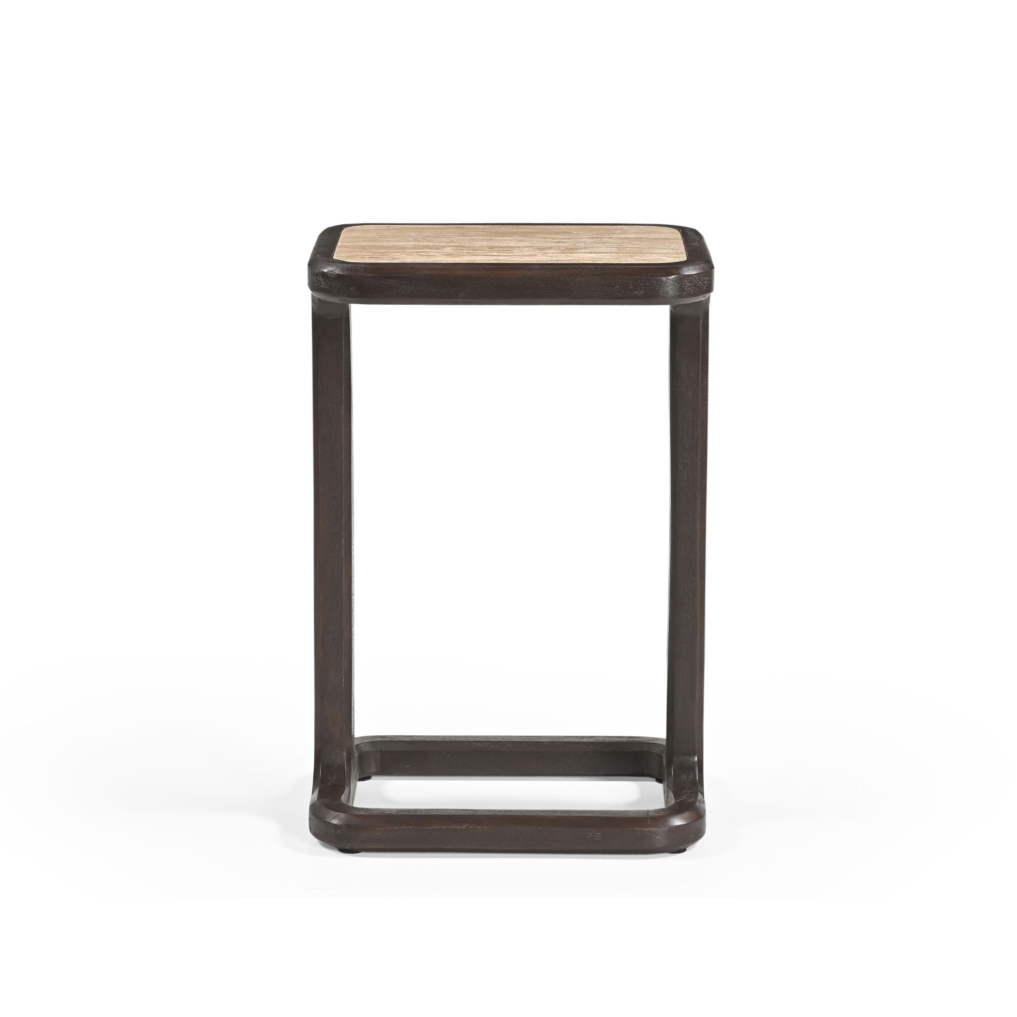 STF-9634A_9 Bijzettafel Arvid Bruin Travertin 58 cm - Image 10