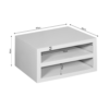 STF-5616_5 Vierkante salontafel Brussel Bruin Mangohout 80 cm - Image 6