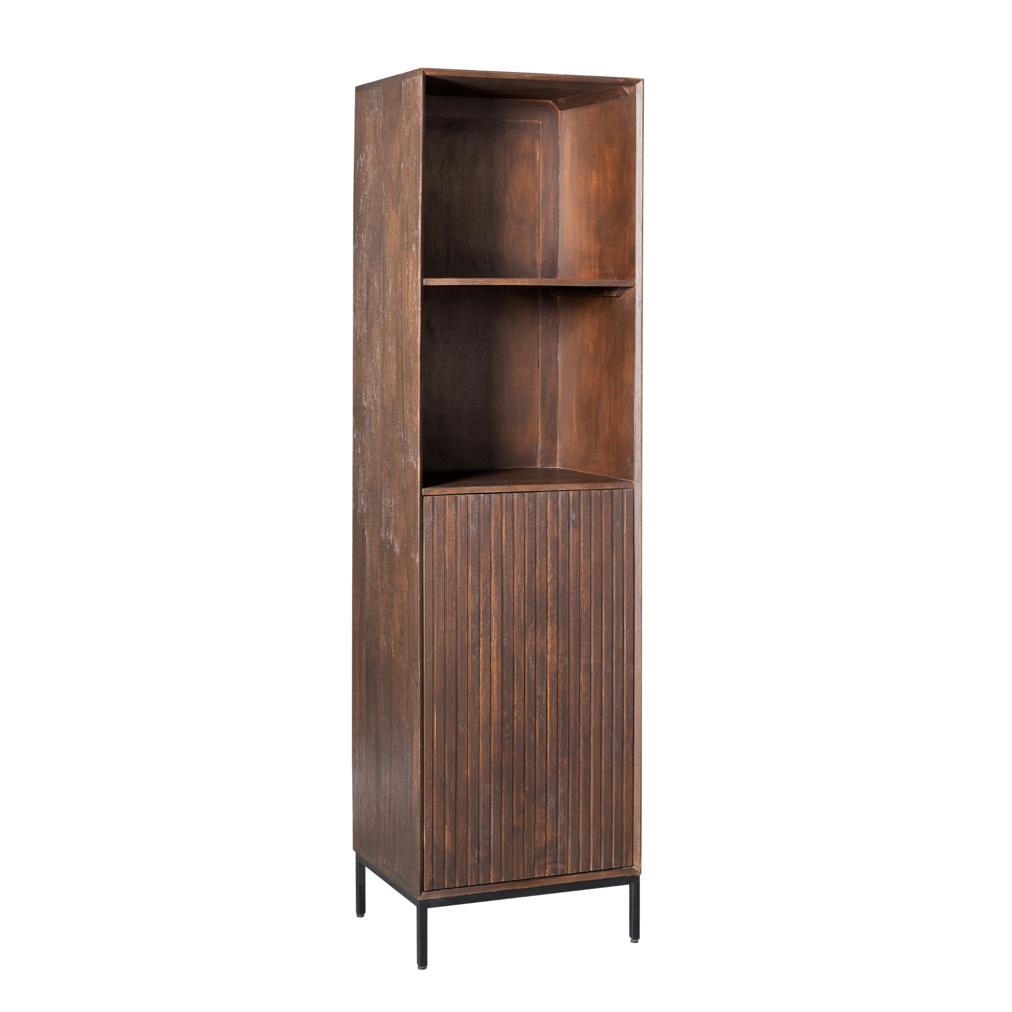 Boekenkast Madison Bruin Mangohout 55 cm - Image 6