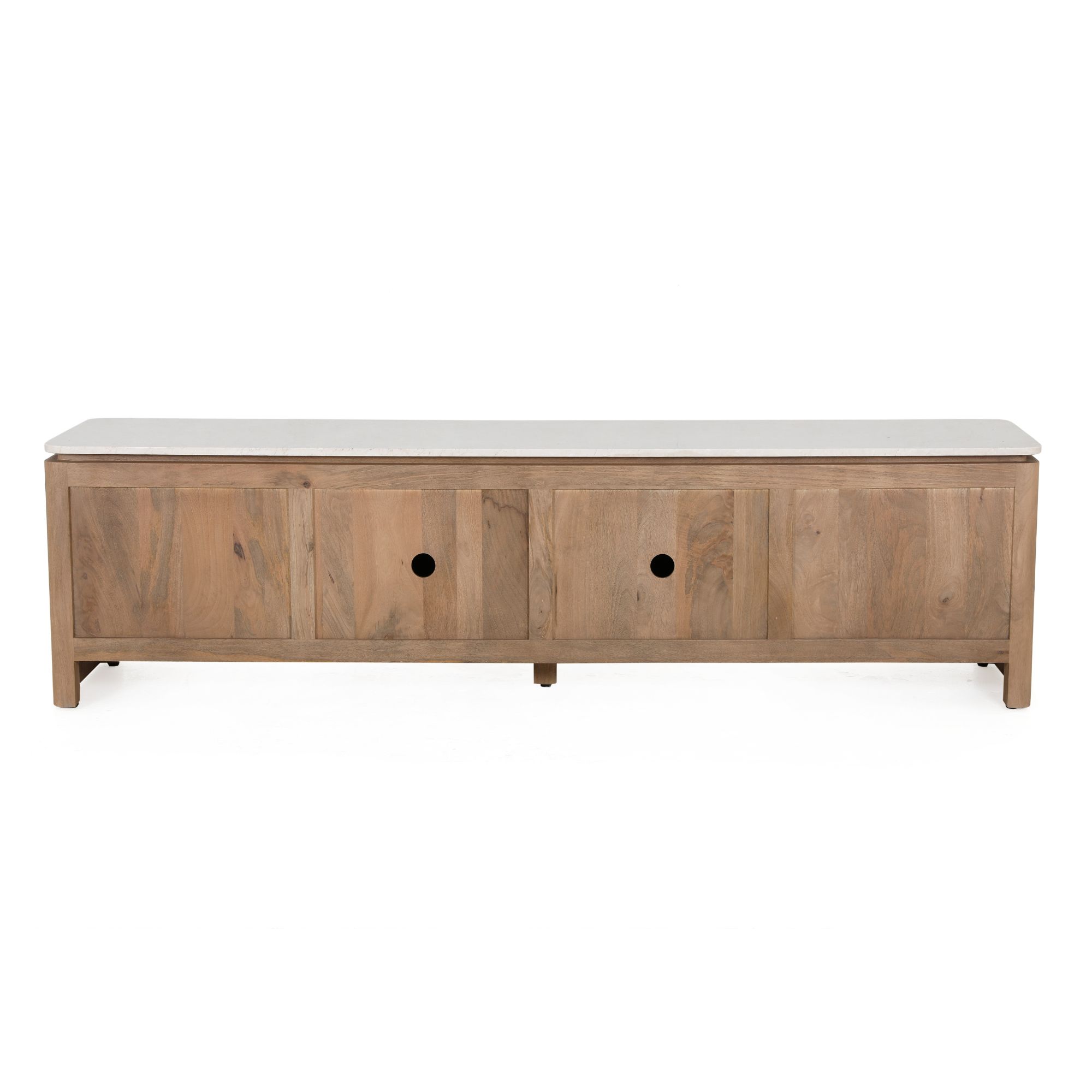 Tv meubel Dallas Naturel Mangohout 210 cm - Image 28