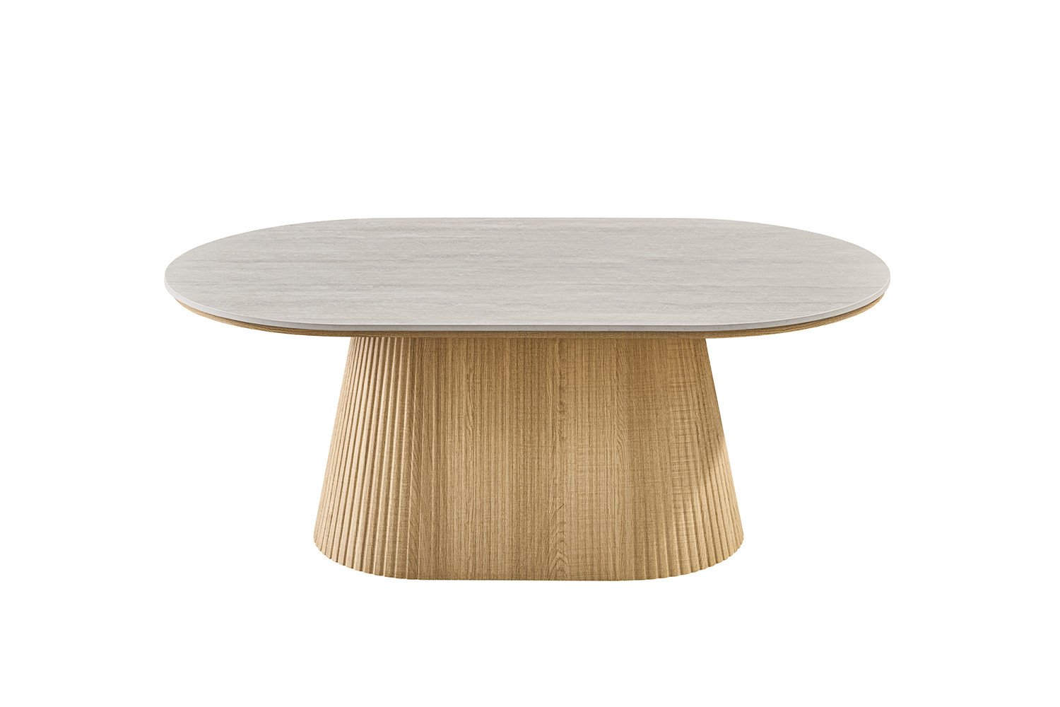 Image 4 for NEW - Salontafel Vigo 120 cm Decor Naturel Eik Baroque Grijs