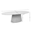 STF-1825_3 Ovale eettafel Solana Zand Mangohout 240 cm - Image 4