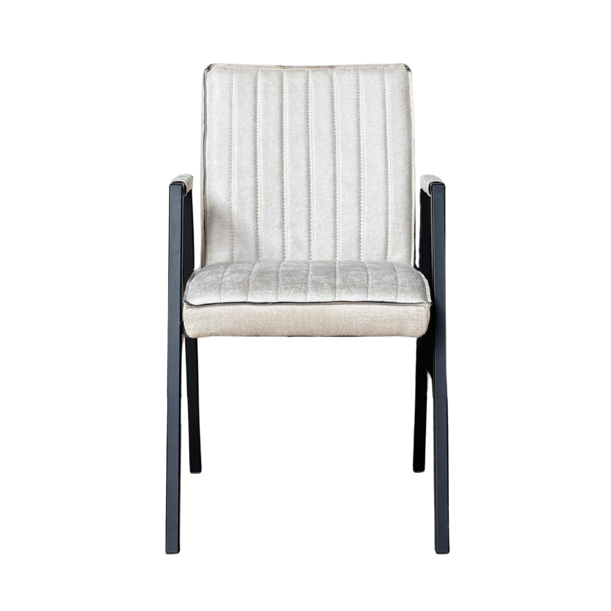 Eetkamerstoel Tivoli met armleuning Beige - Image 7