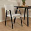 STF-0379_0 Eetkamerstoel Tivoli met armleuning Beige - Image 1