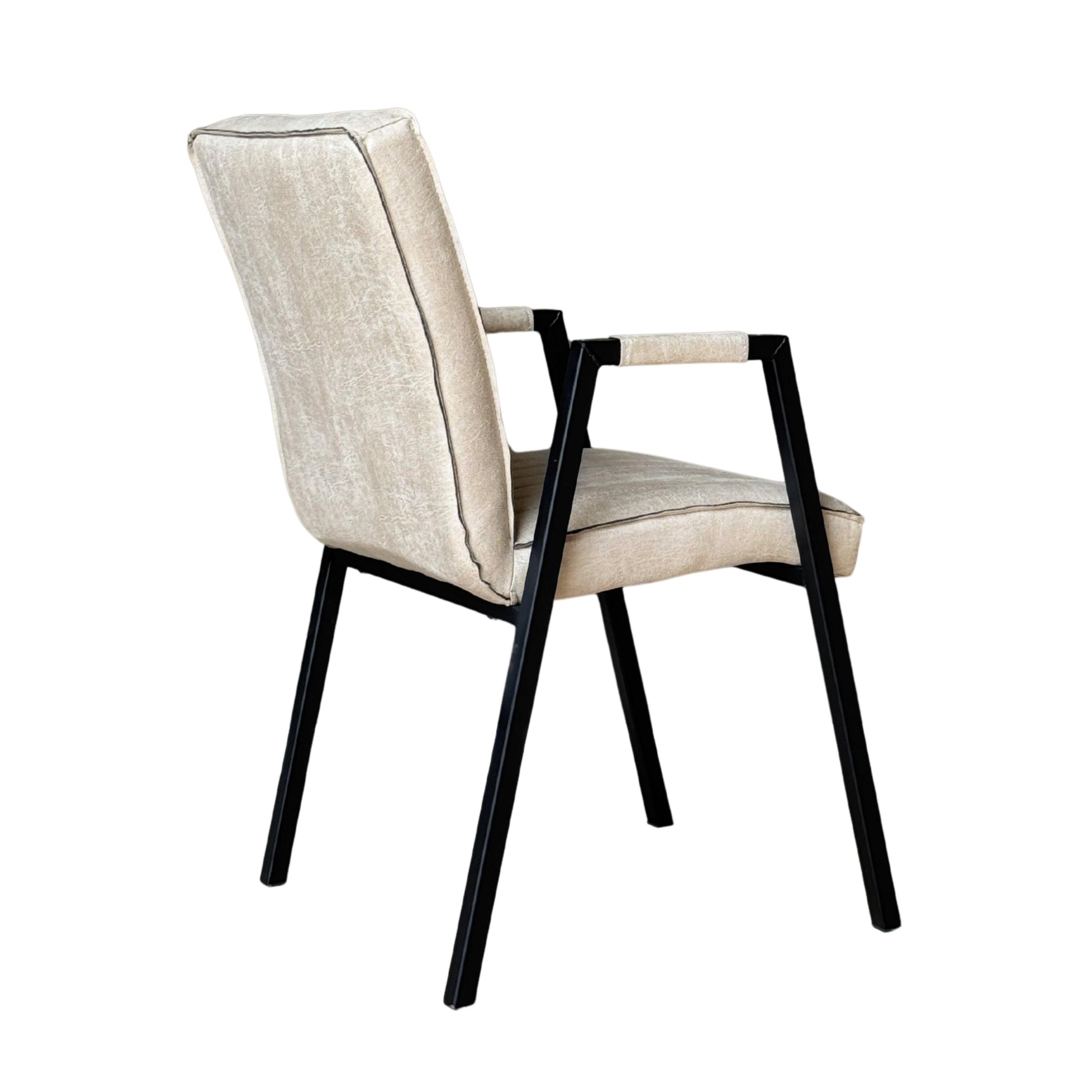 Eetkamerstoel Tivoli met armleuning Beige - Image 4