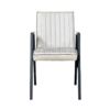 STF-0379_6 Eetkamerstoel Tivoli met armleuning Beige - Image 7