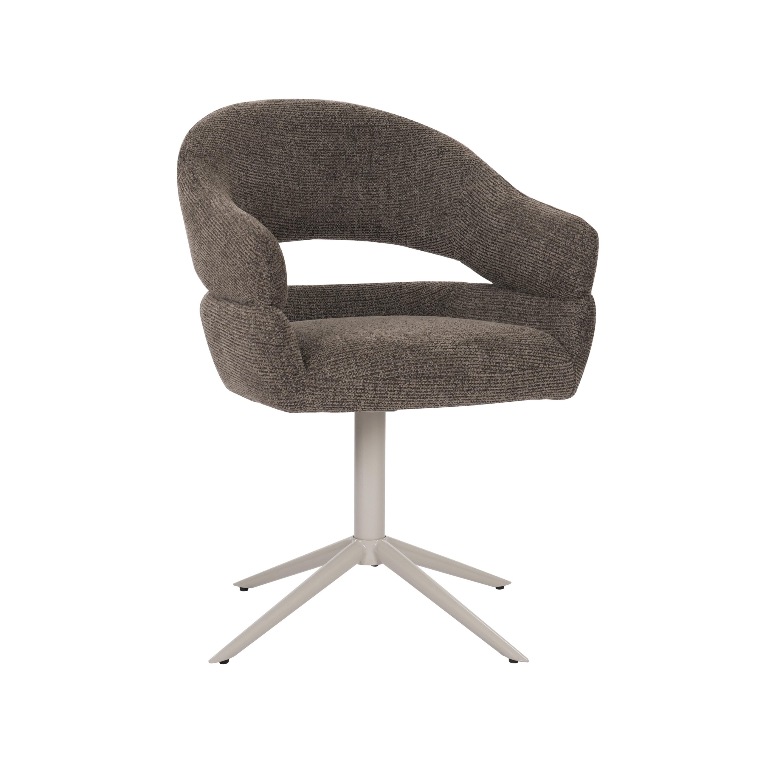 Draaibare eetkamerstoel Lily Bruin - Image 7